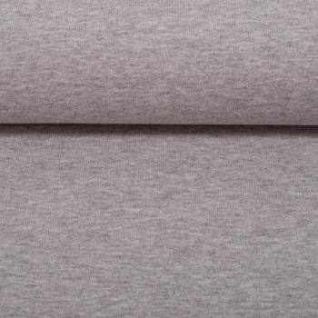 Preview: Swafing Vanessa Baumwoll Jersey Melange Hellgrau 1183